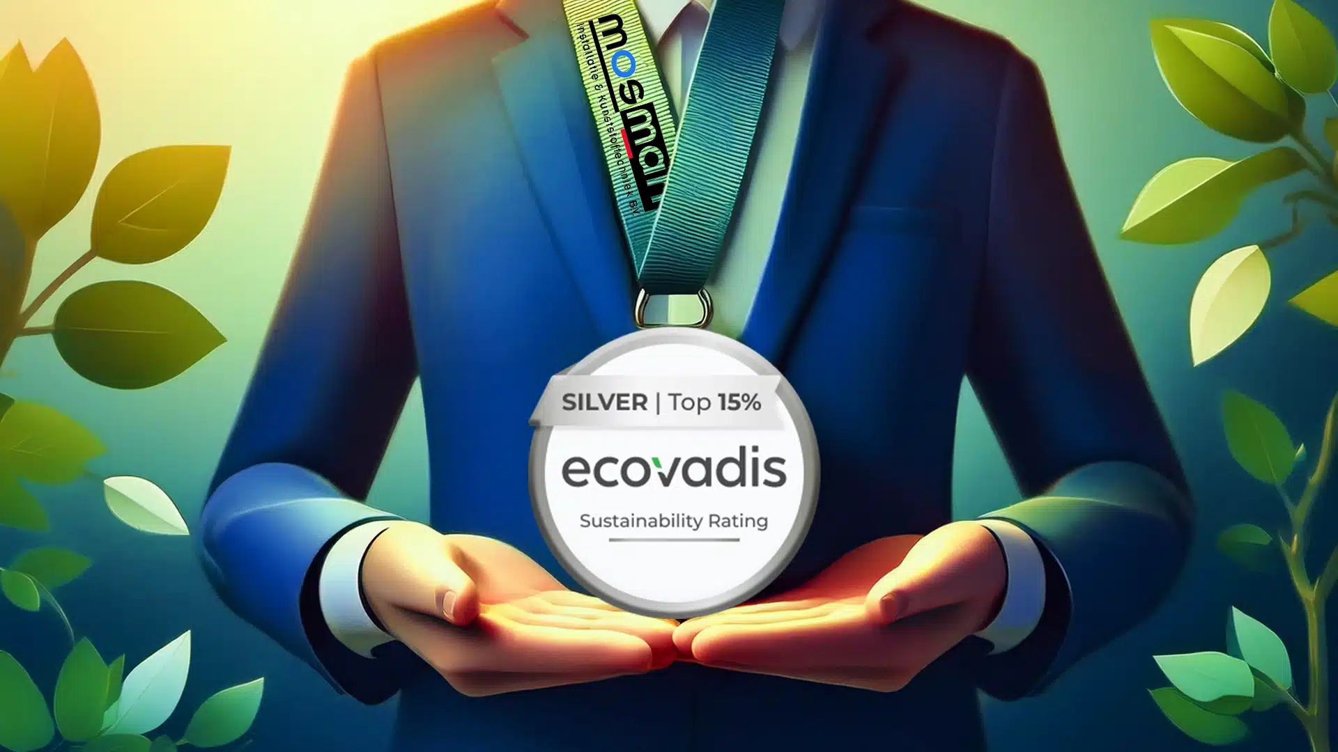 Ecovadis zilver badge 15%