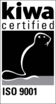 Kiwa ISO 9001 logo UK